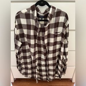 Croft and Borrow Black and White Flannel